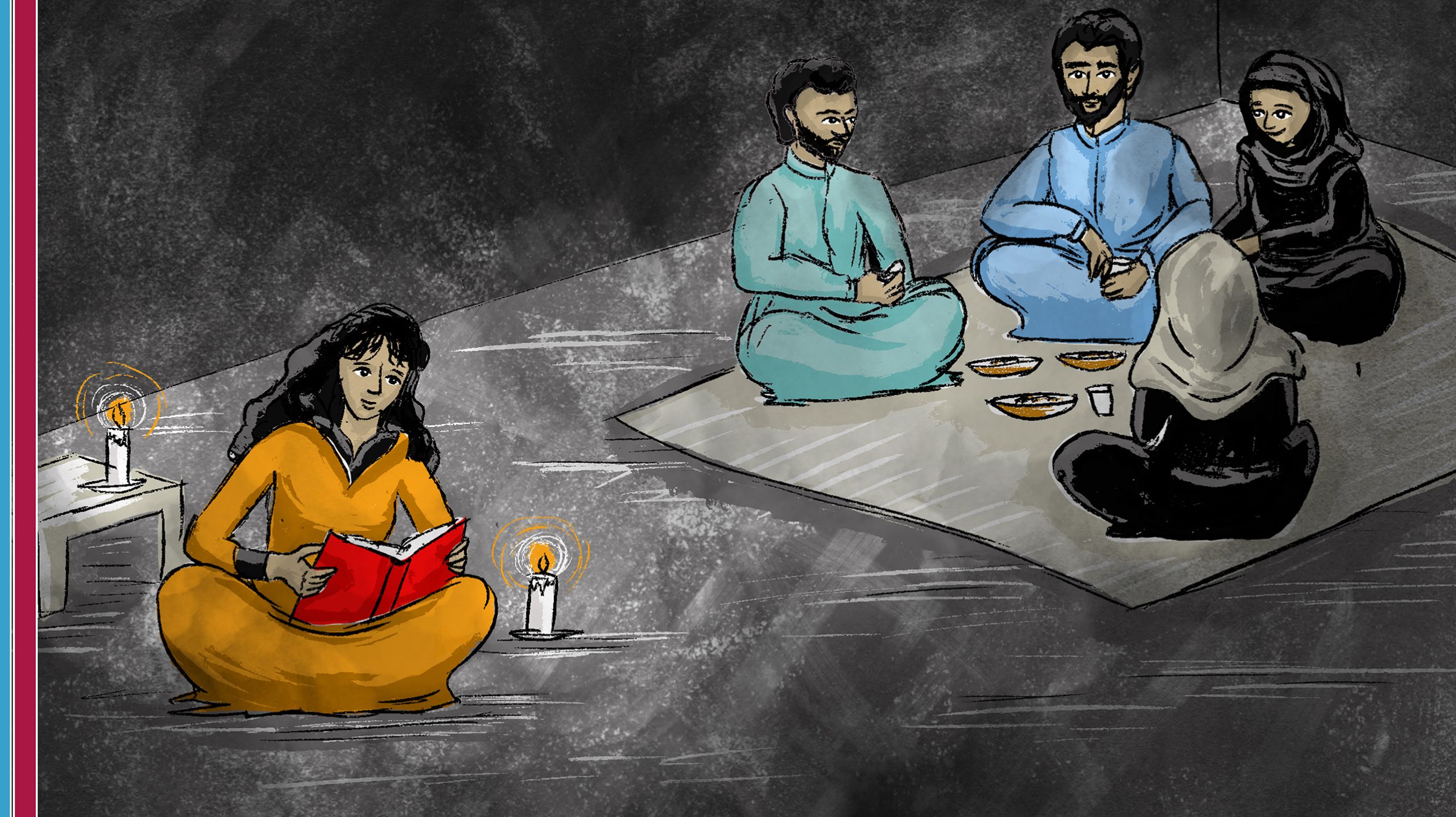 Hassan’s family has settled into the house and they are in relative safety. Yet without electricity, critical services like light and waste management are not available. Later that year, an emergency electricity access project starts financing off-grid solar to ensure access to electricity in rural and peri-urban areas. It will soon reach Hassan’s family. 