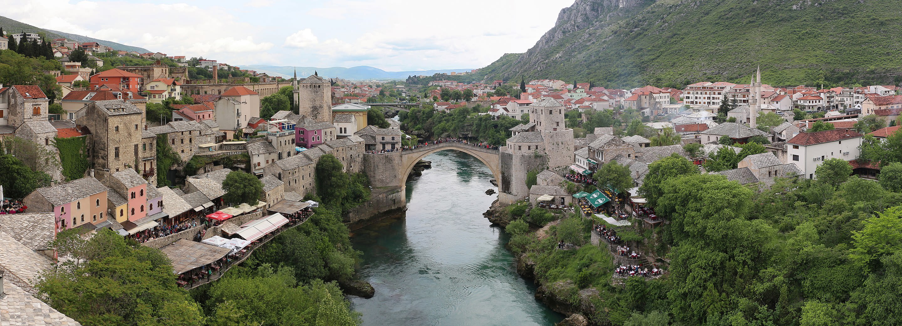 Rebuilt Mostar Bridge. Bosnia and Herzegovina country office, World Bank. CC BY-NC-SA 4.0 DEED