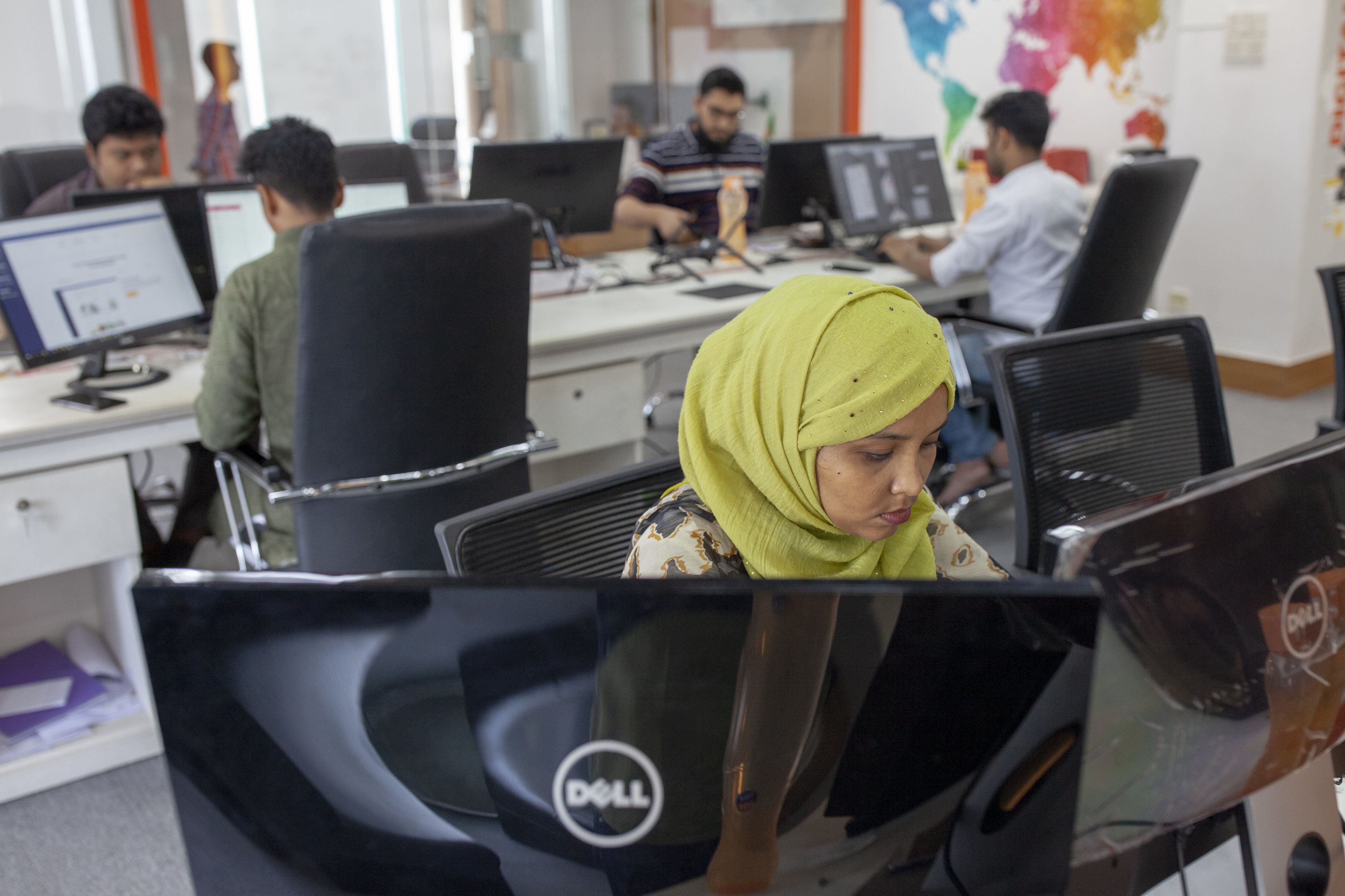 Dhaka Janata tower software technology park. Photo: K M Asad / World Bank