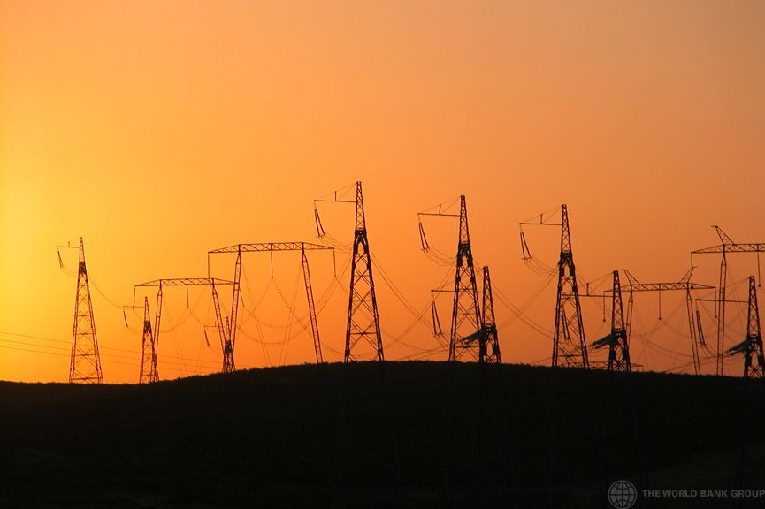 Energy transmission, Power Lines. Tajikistan. Photo: © Gennadiy Ratushenko / World Bank