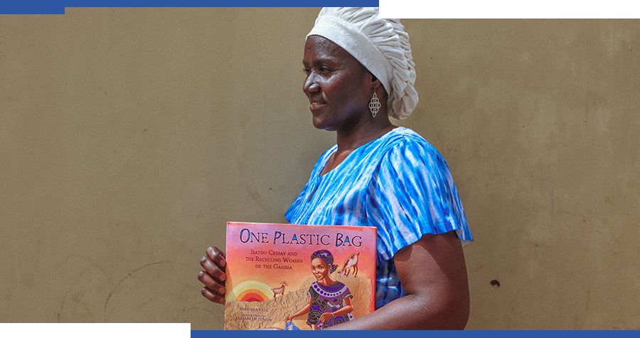 La residente de Gambia Isatou Ceesay.