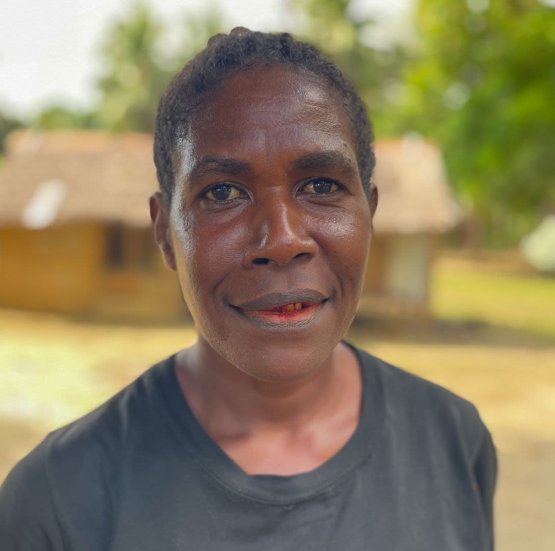 Yali Kilamu, productora de cacao del distrito de Markham (Papua Nueva Guinea). 